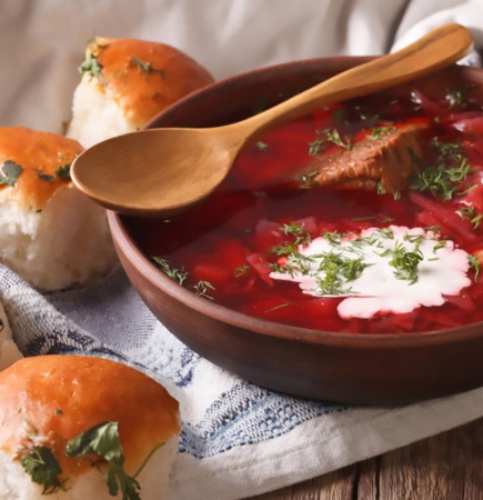 Наш борщ – вкусный и целебный